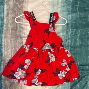 Tommy Hilfiger Red Floral Dress
